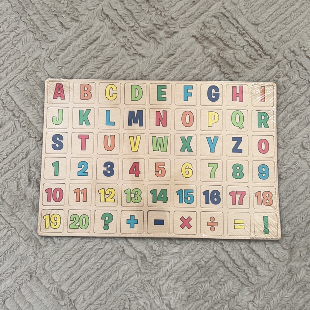 Number and Letter magnet set, 54 magnets 
New in sealed packaging - Picture 2 of 16